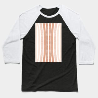 Ombre earth tone line art Baseball T-Shirt